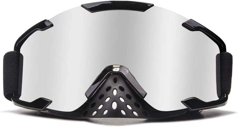 4-FQ PU Resin Windproof Dustproof Motocross GoggLes CRG Sport Scratch Resistant Dirt Bike Goggles Adult Motorcycle ATV Riding Glasses Wrap Ski Goggles Protective Safety Glasses - Image 1